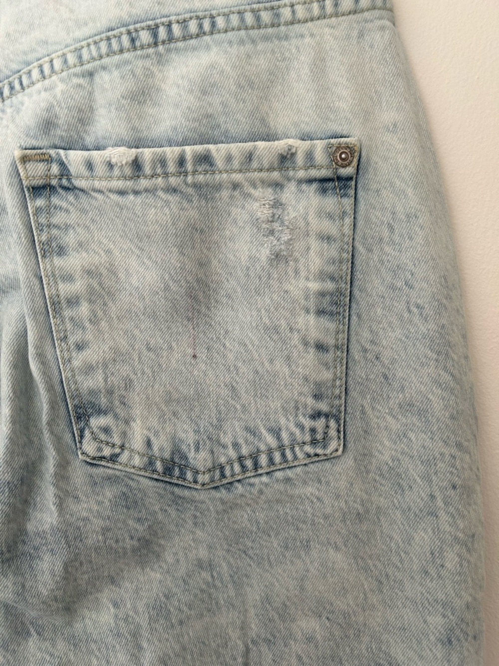 Zara Light Blue Acid Wash Women's Jeans - Picture 10 of 12